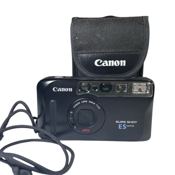 Canon Sure Shot ES Date 35mm Point & Shoot Max Camera 38mm f/3.5 - Picture 1 of 9